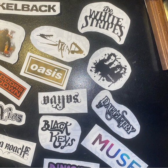 ⭐️ Grunge Rock n Roll Band Stickers - Picture 2 of 7